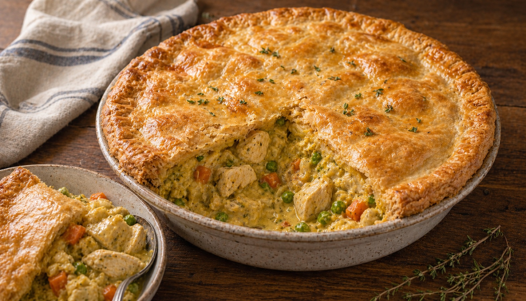 Curry Chicken Pot Pie