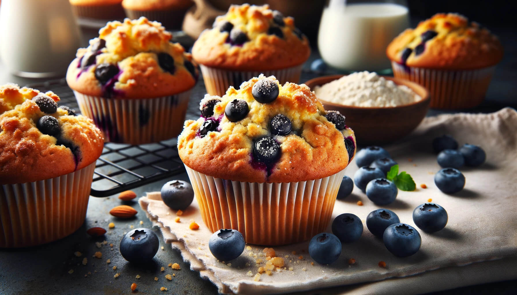 Gluten-Free Blueberry Muffins