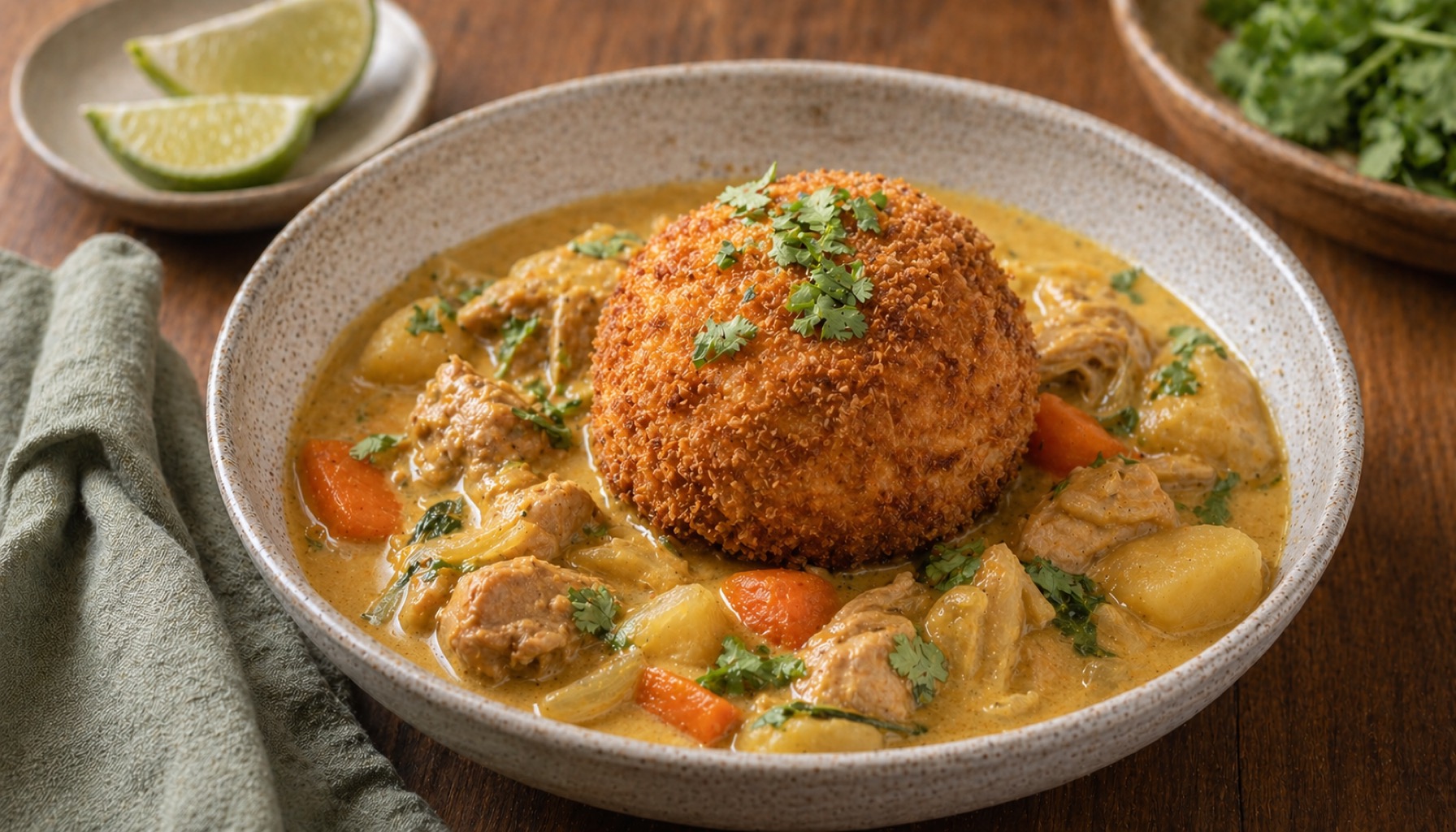 Vietnamese Chicken Curry Rice Balls
